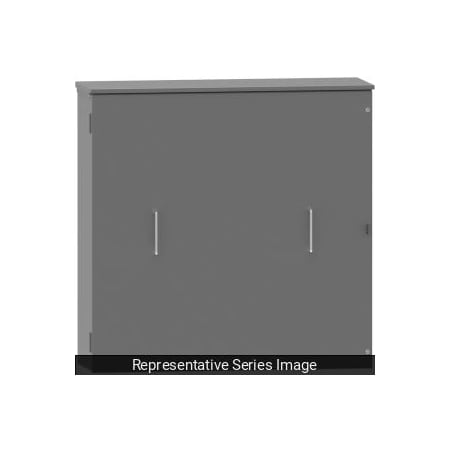 Hammond Hasp/Screws with Handle Electrical Enclosures, 48 in H, 14 in D, 48 in W, 3R, Steel HCT484814H